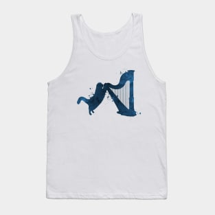 Cat and harp Tank Top